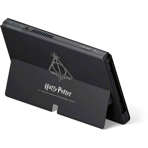Wizarding Worlds Harry Potter Deathly Hallows Symbol Nintendo Switch OLED (2021) Skin